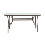 Tavolinë Ensure pakoworld metal kafe-xham 120x70x70cm