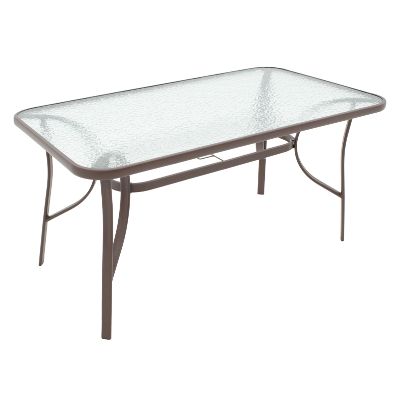 Tavolinë Ensure pakoworld metal kafe-xham 140x80x70cm