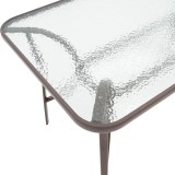 Tavolinë Ensure pakoworld metal kafe-xham 140x80x70cm