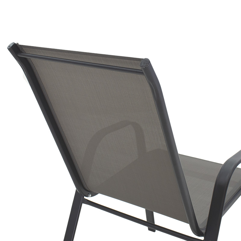 Karrige e palosshme Calan pakoworld metal antracit-textilene antracit 54x74x91cm