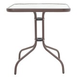 Tavolinë Watson pakoworld metalike kafe-xham 70x70x70cm