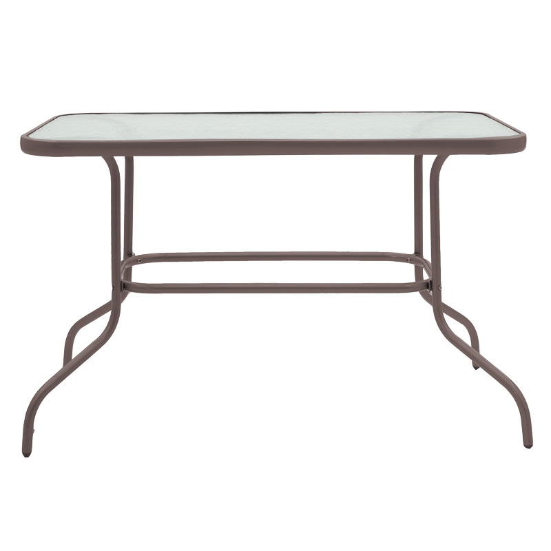 Tavolinë Valor pakoworld metalike kafe-xham 110x60x70cm