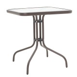 Komplet ngrënie 3 copë Watson-Calan pakoworld metal tekstilen kafe 70x70x70cm