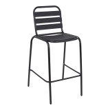 Stol bari Sussie pakoworld metal i zi me shufra alumini 58x58x111cm
