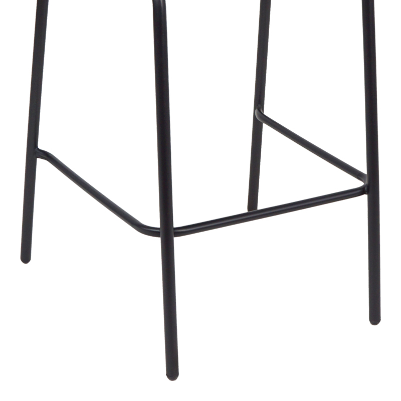 Stol bari Sussie pakoworld metal i zi me shufra alumini 58x58x111cm