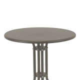 Tavolinë Vergo pakoworld metal shampanjë D60x70cm