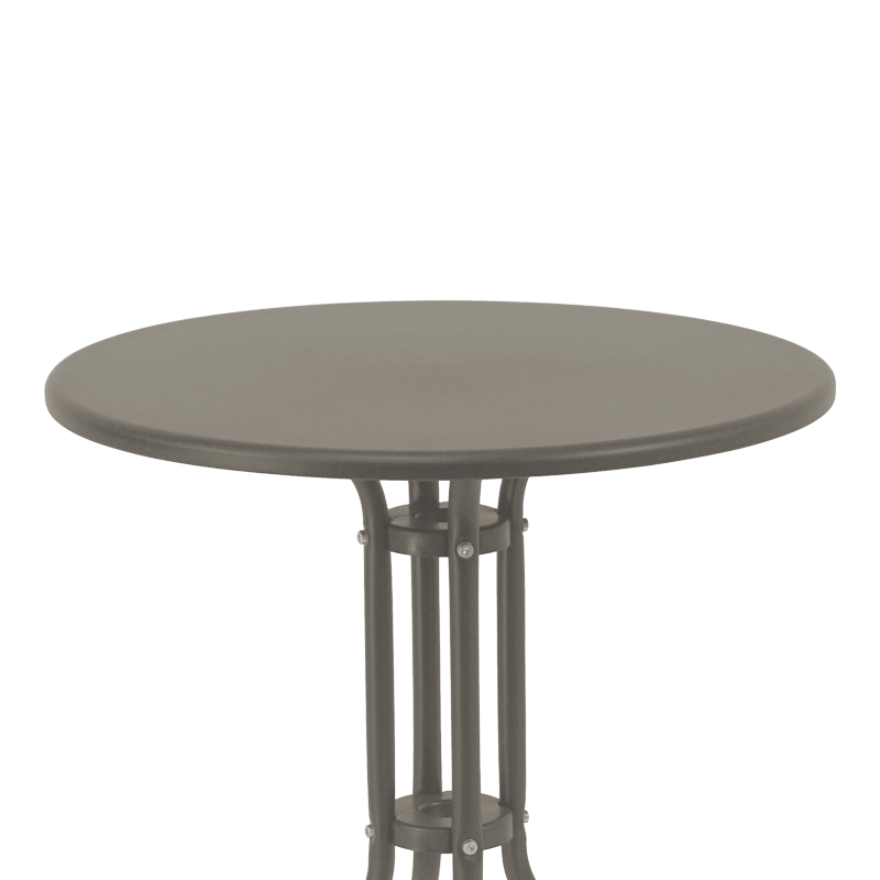 Tavolinë Vergo pakoworld metal shampanjë D60x70cm