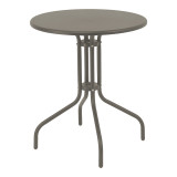 Tavolinë Vergo pakoworld metal shampanjë D60x70cm