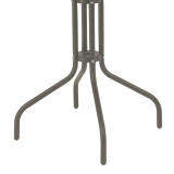 Tavolinë Vergo pakoworld metal shampanjë D60x70cm