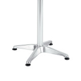 Tavolinë Lazo pakoworld krom alumini D60x70cm