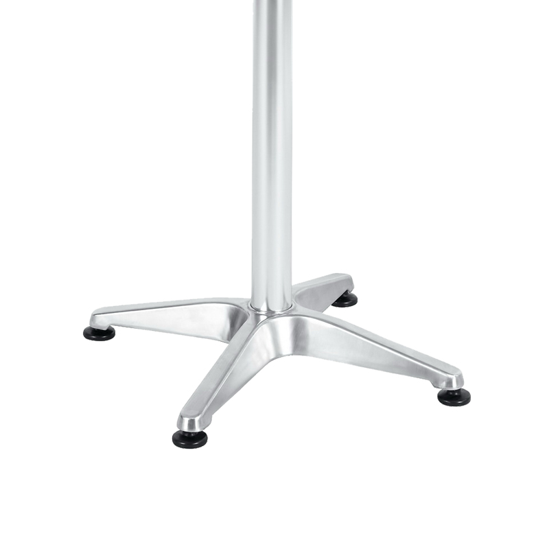 Tavolinë Lazo pakoworld krom alumini D60x70cm