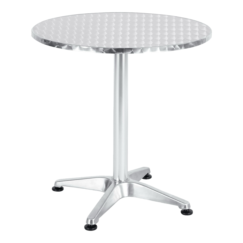 Tavolinë Lazo pakoworld krom alumini D70x70cm