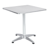 Tavolinë Lazo pakoworld krom alumini 60x60x70cm