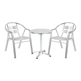 Set ngrënieje Zircu-Lazo pakoworld set me 3 alumin krom D60x70cm