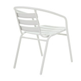 Set tavoline ngrënieje Tade-Watson pakoworld me 3 copë metal i bardhë D60x70cm