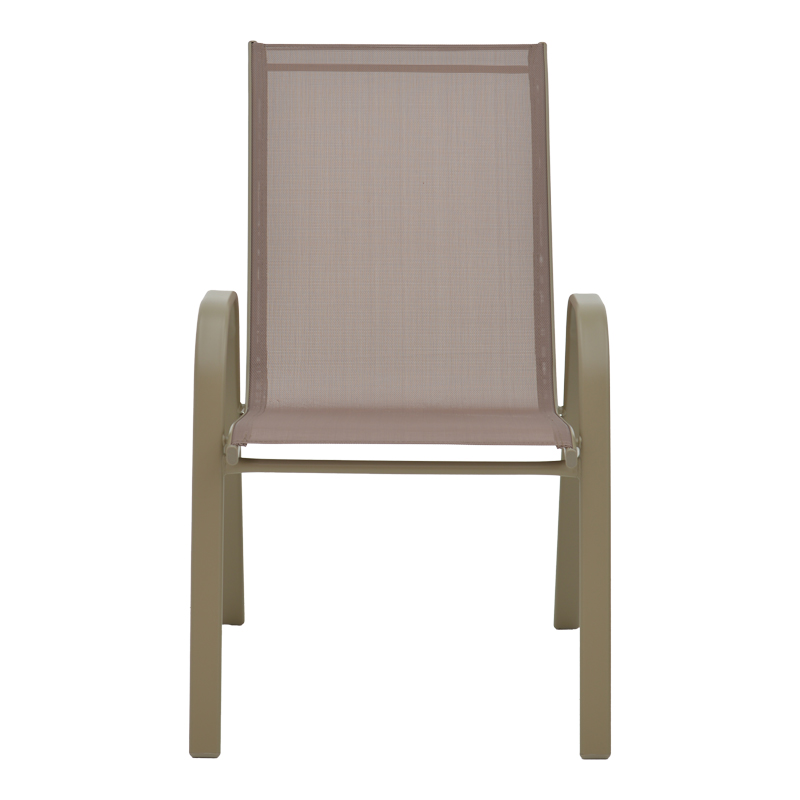 Fotel Calan pakoworld metal shampanjë 54x74x91cm