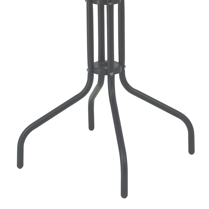 Tavolinë Vergo pakoworld metal gri e errët D60x70cm