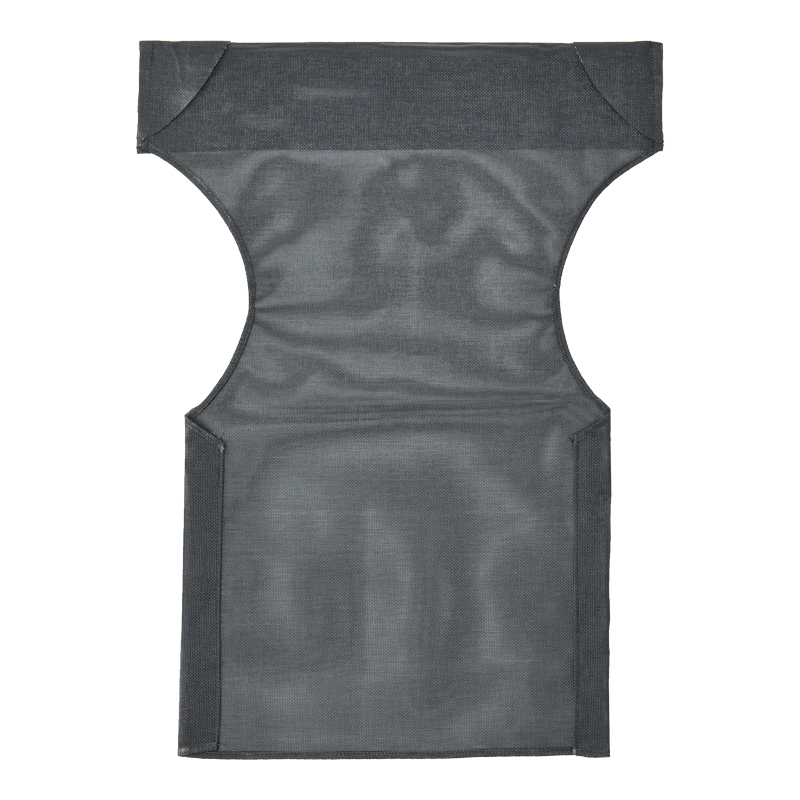 Pëlhurë e perforuar Nexus pakoworld profesionale për karrige drejtori e zezë 45/57x1x78.5cm
