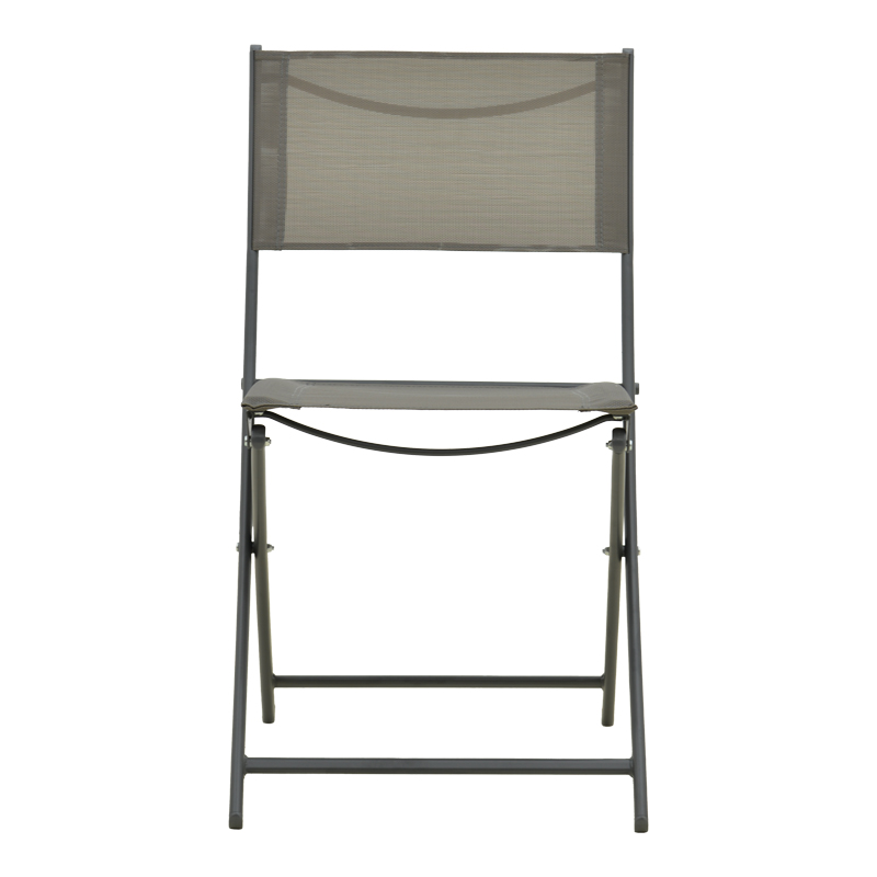 Karrige palosëse Jeve pakoworld metal antracit me tekstil shampanjë 46x51x81cm