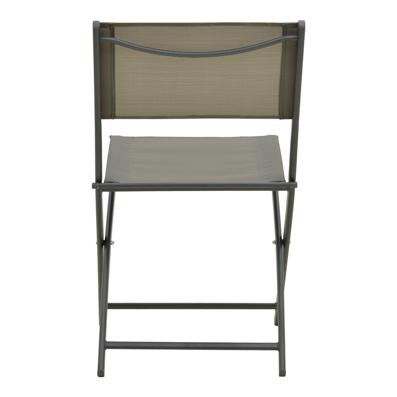 Karrige palosëse Jeve pakoworld metal antracit me tekstil shampanjë 46x51x81cm