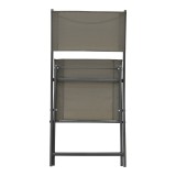 Karrige palosëse Jeve pakoworld metal antracit me tekstil shampanjë 46x51x81cm