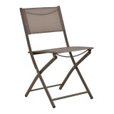 Karrige e palosshme Jeve pakoworld metal shampanjë dhe tekstil 46x51x81cm