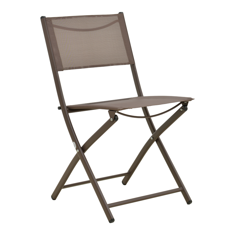 Karrige e palosshme Jeve pakoworld metal shampanjë dhe tekstil 46x51x81cm
