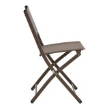 Karrige e palosshme Jeve pakoworld metal shampanjë dhe tekstil 46x51x81cm