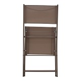 Karrige e palosshme Jeve pakoworld metal shampanjë dhe tekstil 46x51x81cm