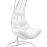 Varëse Soleil pakoworld swing metal-PP-jastëk e bardhë 103x83x200cm