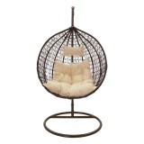 Shilarës Zafer pakoworld metal-pp jastëk kafe-bejzh 106x103x200cm