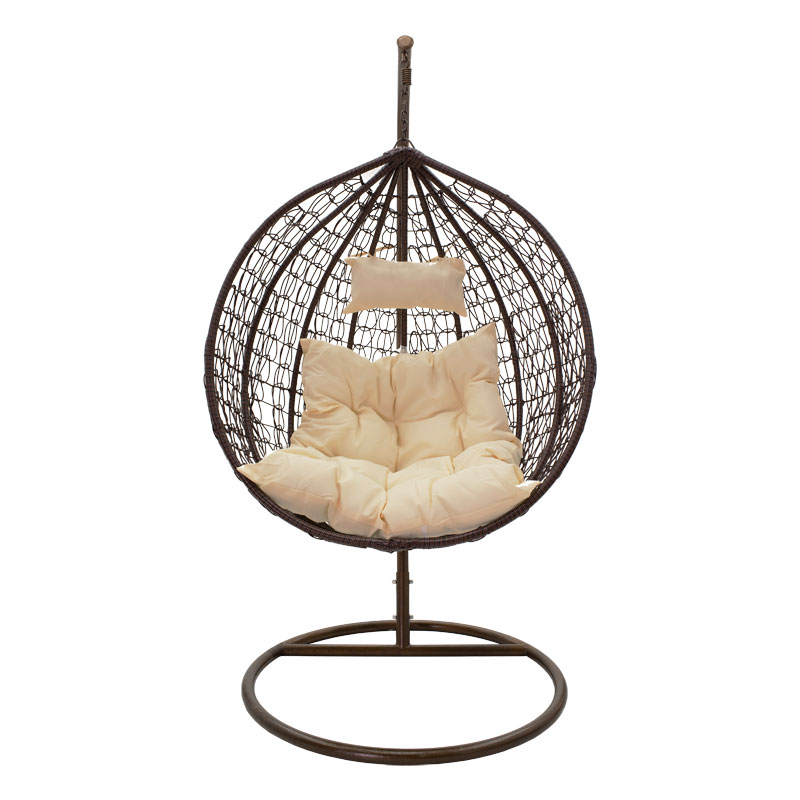 Shilarës Zafer pakoworld metal-pp jastëk kafe-bejzh 106x103x200cm