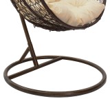 Shilarës Zafer pakoworld metal-pp jastëk kafe-bejzh 106x103x200cm