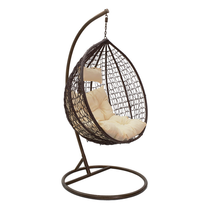 Shilarës Zafer pakoworld metal-pp jastëk kafe-bejzh 106x103x200cm