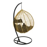 Varëse Zafer pakoworld e varur pp në ngjyrë natyrale dhe metal të zi 106x103x200cm