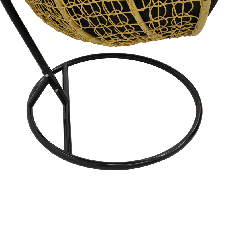 Varëse Zafer pakoworld e varur pp në ngjyrë natyrale dhe metal të zi 106x103x200cm