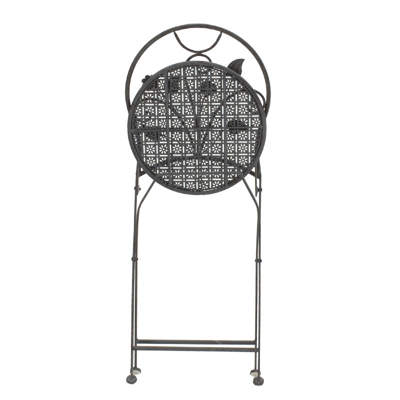Set ngrënieje 3 copë Abriel pakoworld metal antik antracit