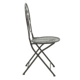 Set ngrënieje 3 copë Abriel pakoworld metal antik antracit