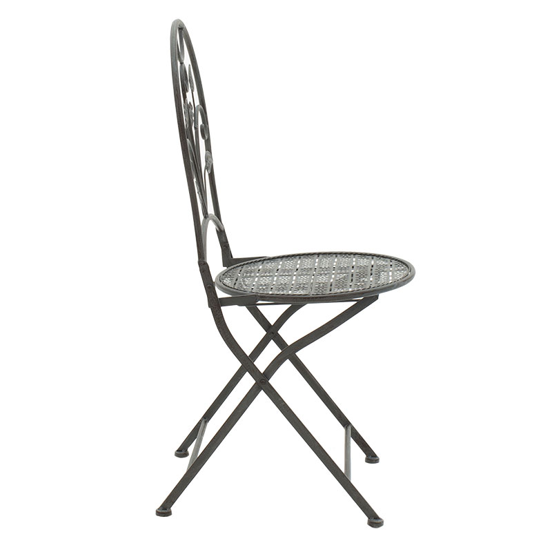 Set ngrënieje 3 copë Abriel pakoworld metal antik antracit