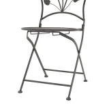 Set ngrënieje 3 copë Abriel pakoworld metal antik antracit