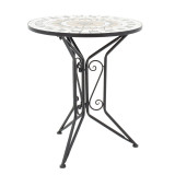 Set ngrënieje mozaik pakoworld set 3 copë metal i zi