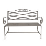 Stol metalik Benko pakoworld në nuancë bronzi 114x45x95cm