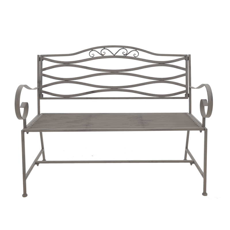Stol metalik Benko pakoworld në nuancë bronzi 114x45x95cm