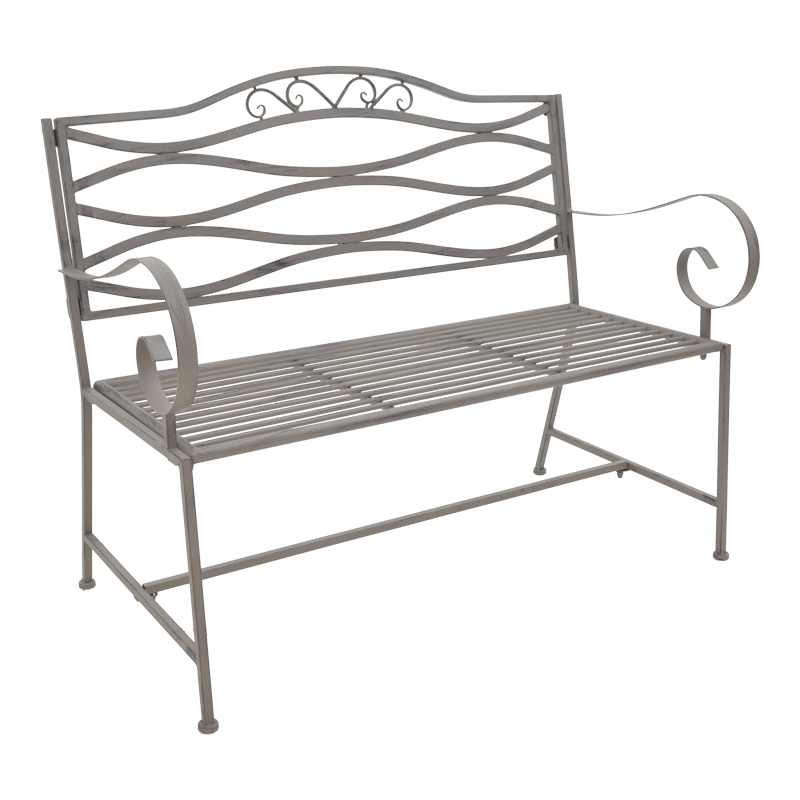 Stol metalik Benko pakoworld në nuancë bronzi 114x45x95cm