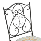 Set ngrënieje Sellis pakoworld 3 copë mozaik-metal i zi