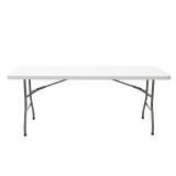Tavolinë palosëse catering-konference Aprilia pakoworld në ngjyrë të bardhë graniti 183x76x74cm