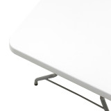 Tavolinë palosëse catering-konference Aprilia pakoworld në ngjyrë të bardhë graniti 183x76x74cm