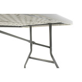 Tavolinë palosëse catering-konference Aprilia pakoworld në ngjyrë të bardhë graniti 183x76x74cm