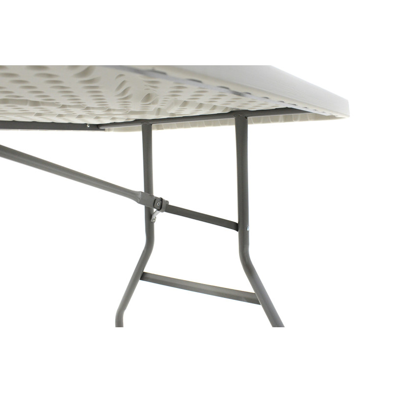 Tavolinë palosëse catering-konference Aprilia pakoworld në ngjyrë të bardhë graniti 183x76x74cm