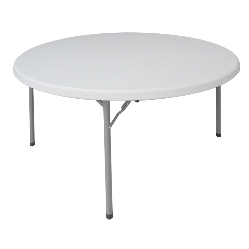 Tavolinë catering-konference një copë Comfort pakoworld e bardhë e rrumbullakët D150x74cm